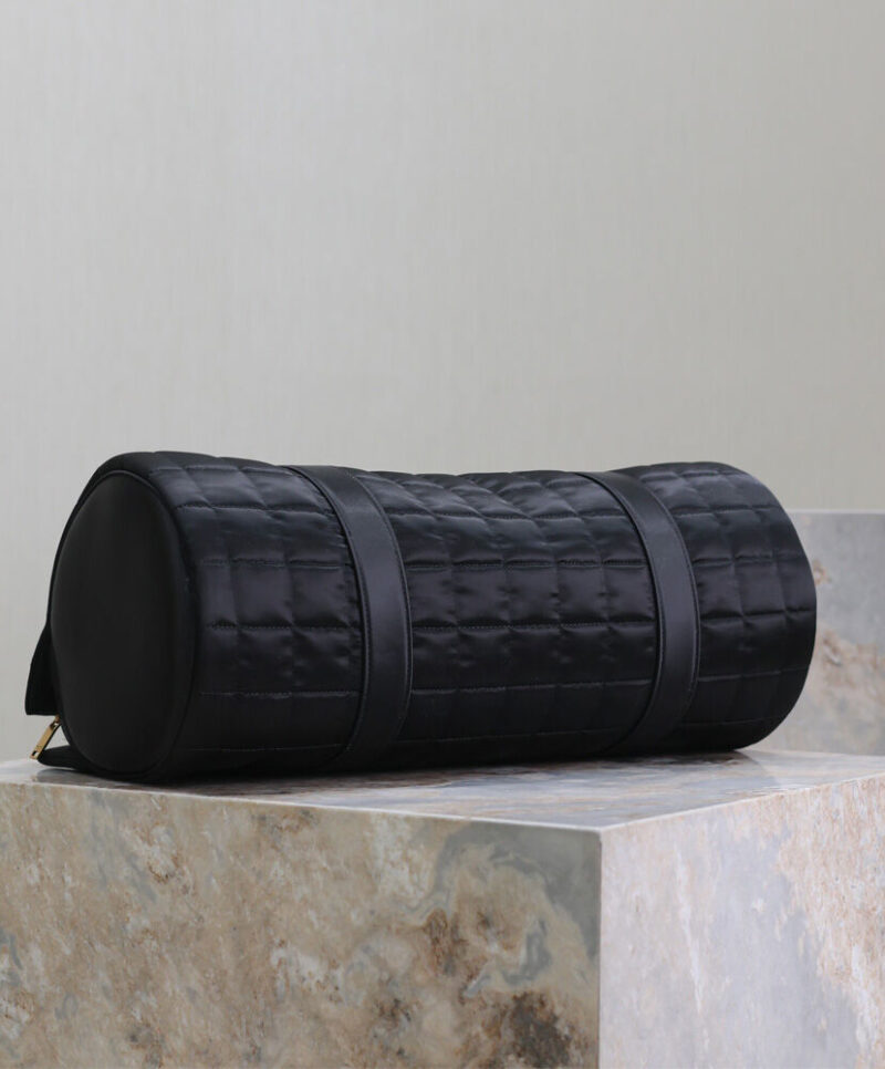 Saint Laurent Gloria In Quilted Nylon Black